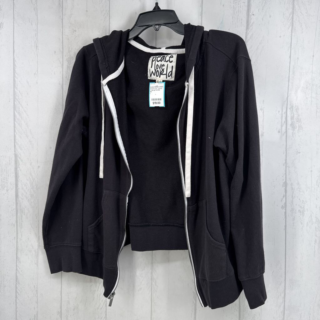 L zip-up hoodie