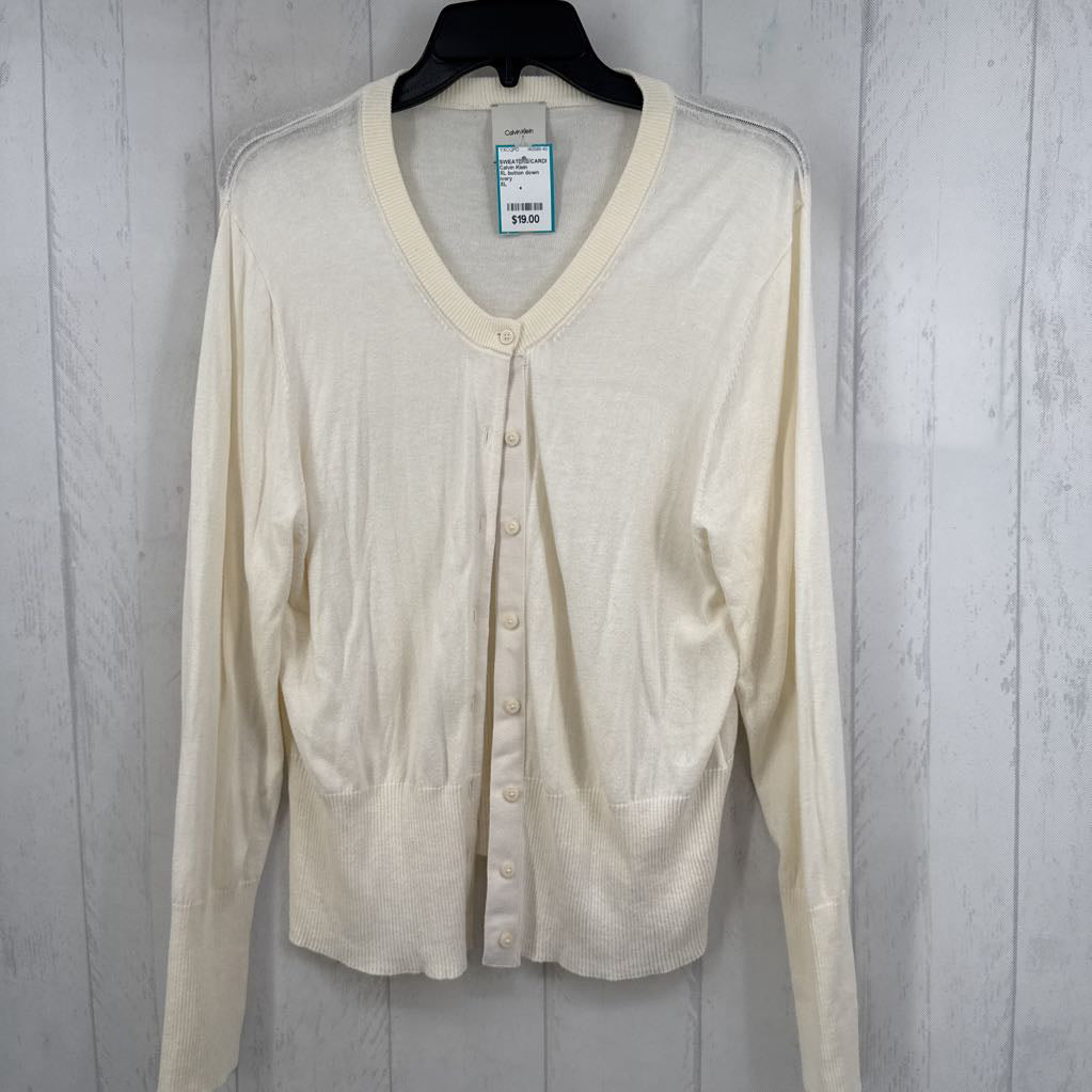 XL button down cardi