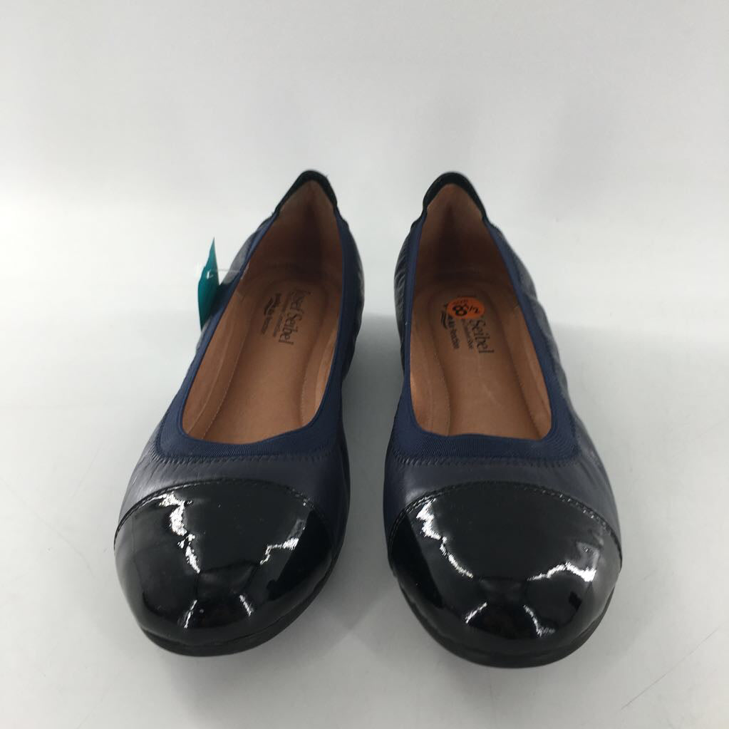 8.5 leather slip-on flats