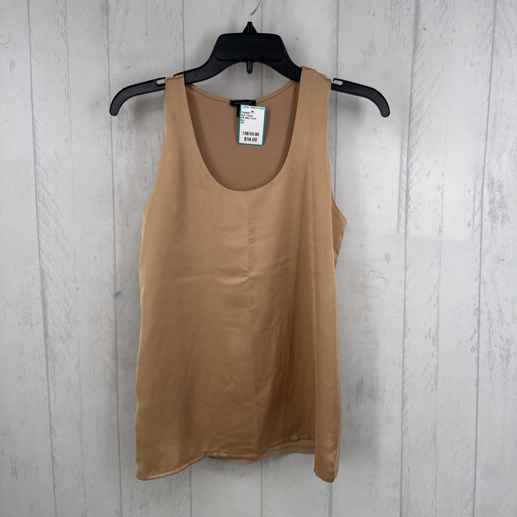 XS silky front scoop neck tank