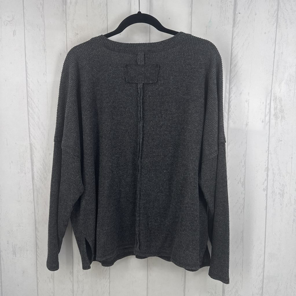 2x l/s ribbed pocket top