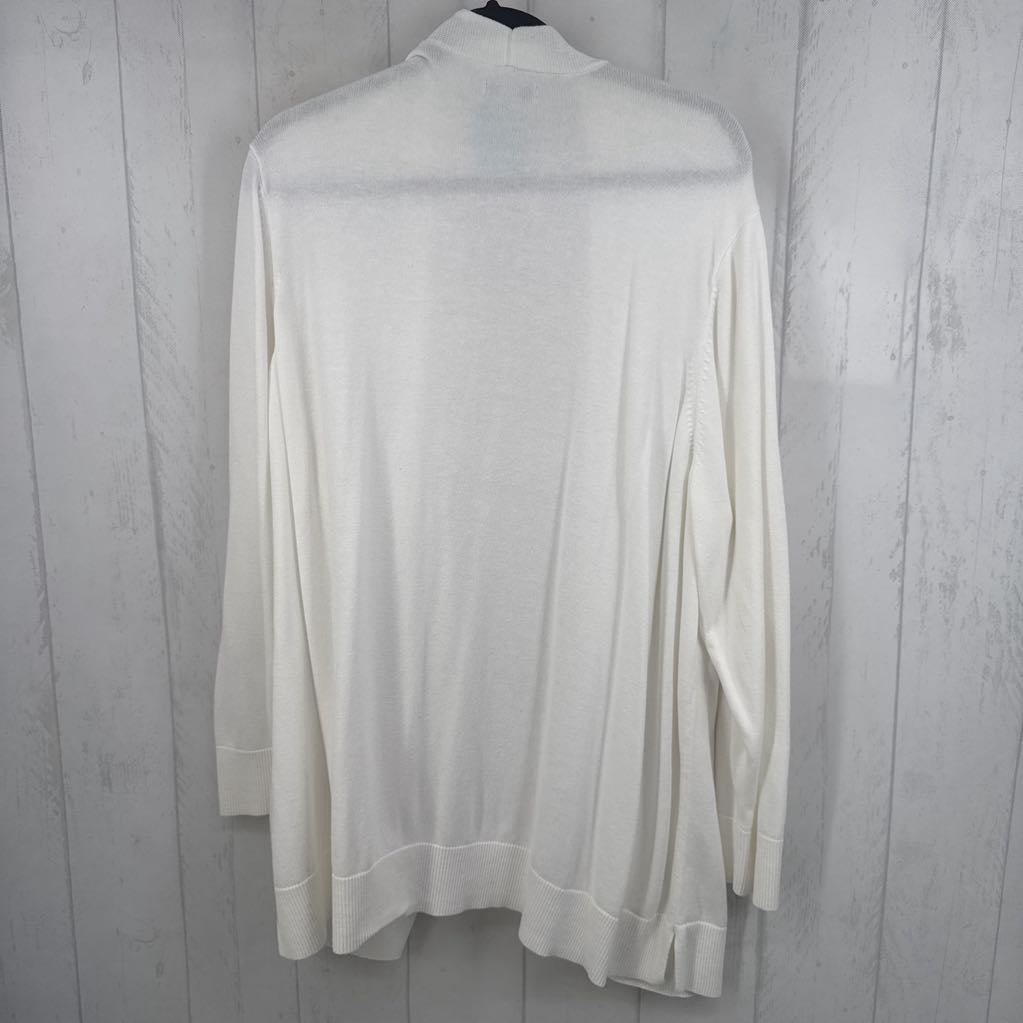3xl l/s open cardigan