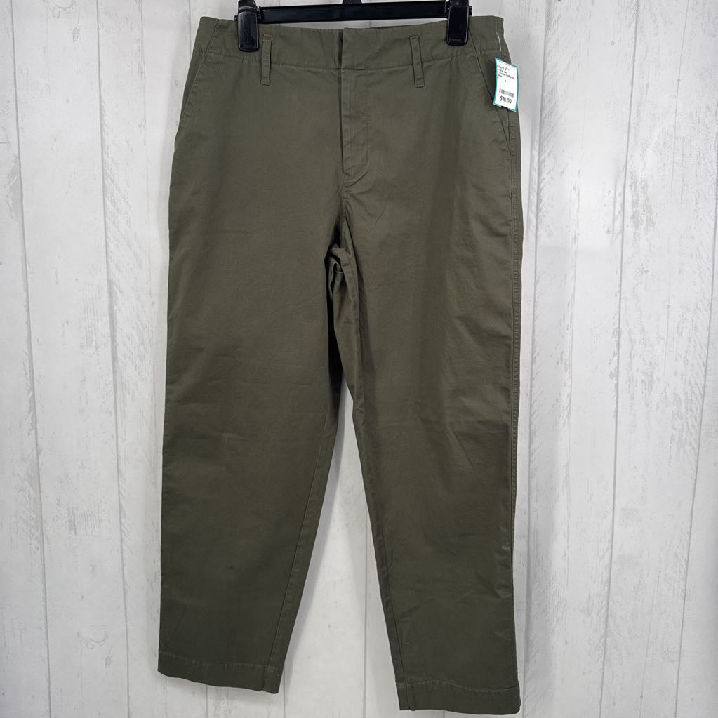 8 hi-rise twill pant