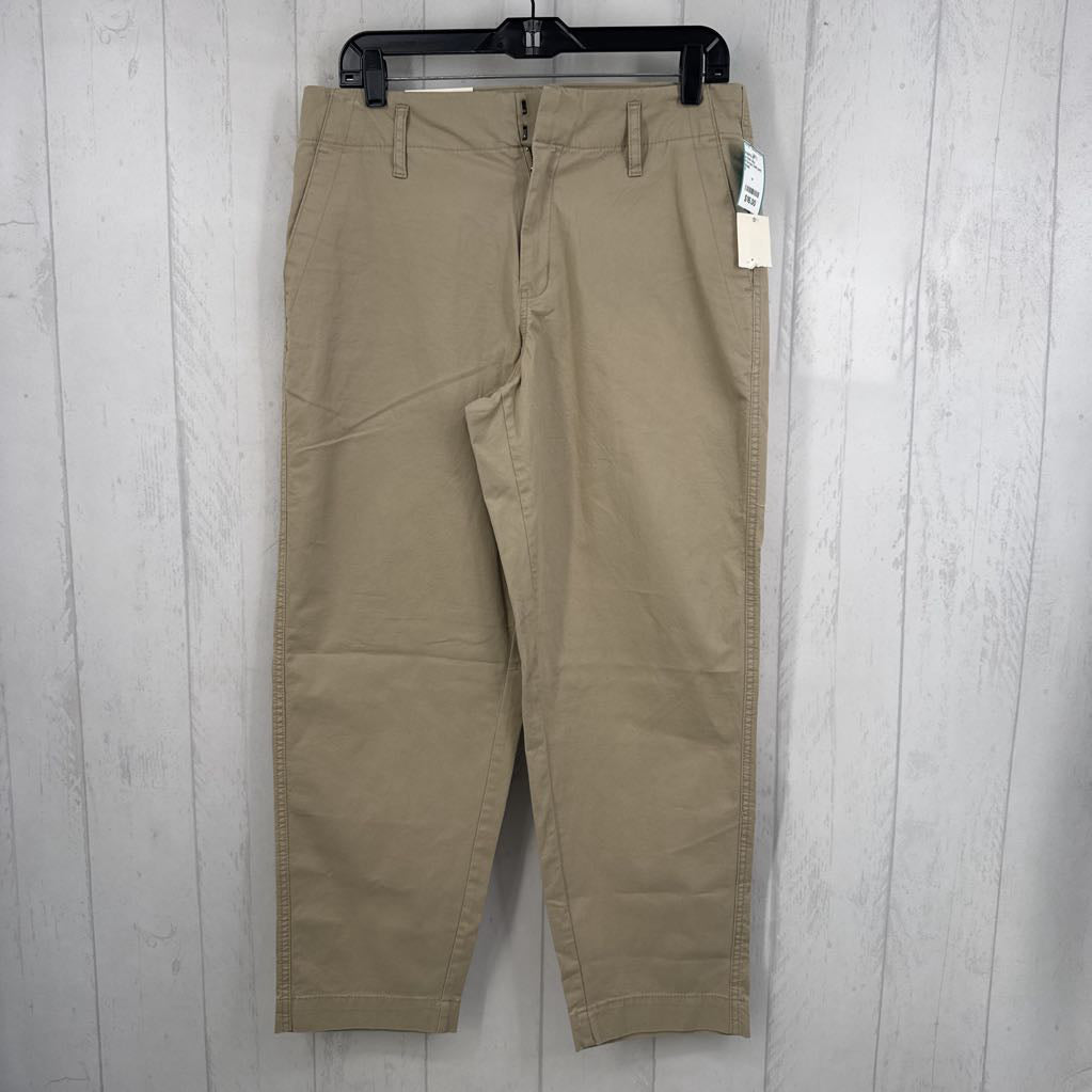 8 hi-rise twill pant