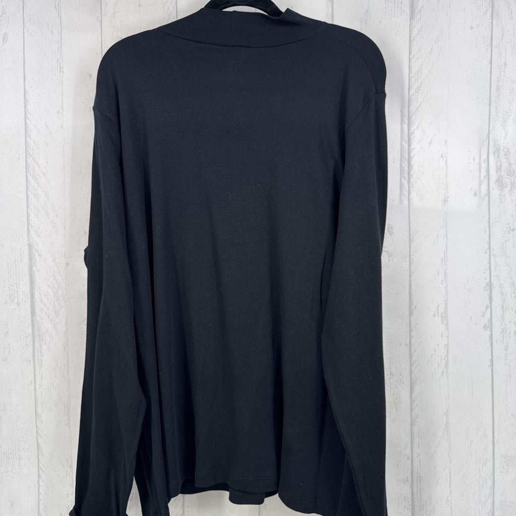 2X mockneck l/s tee