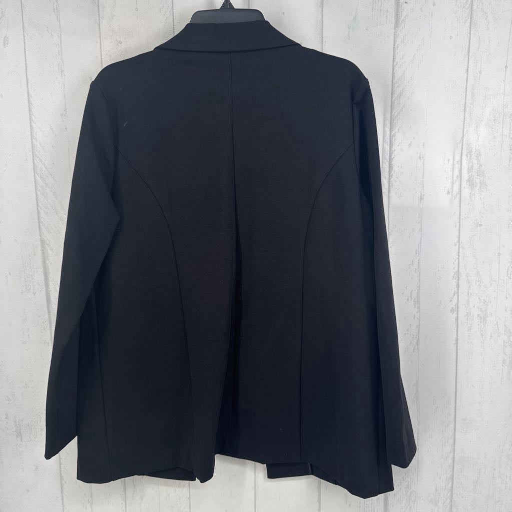 L open front blazer