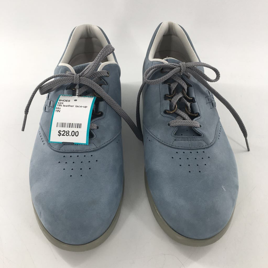 11N leather lace-up shoes