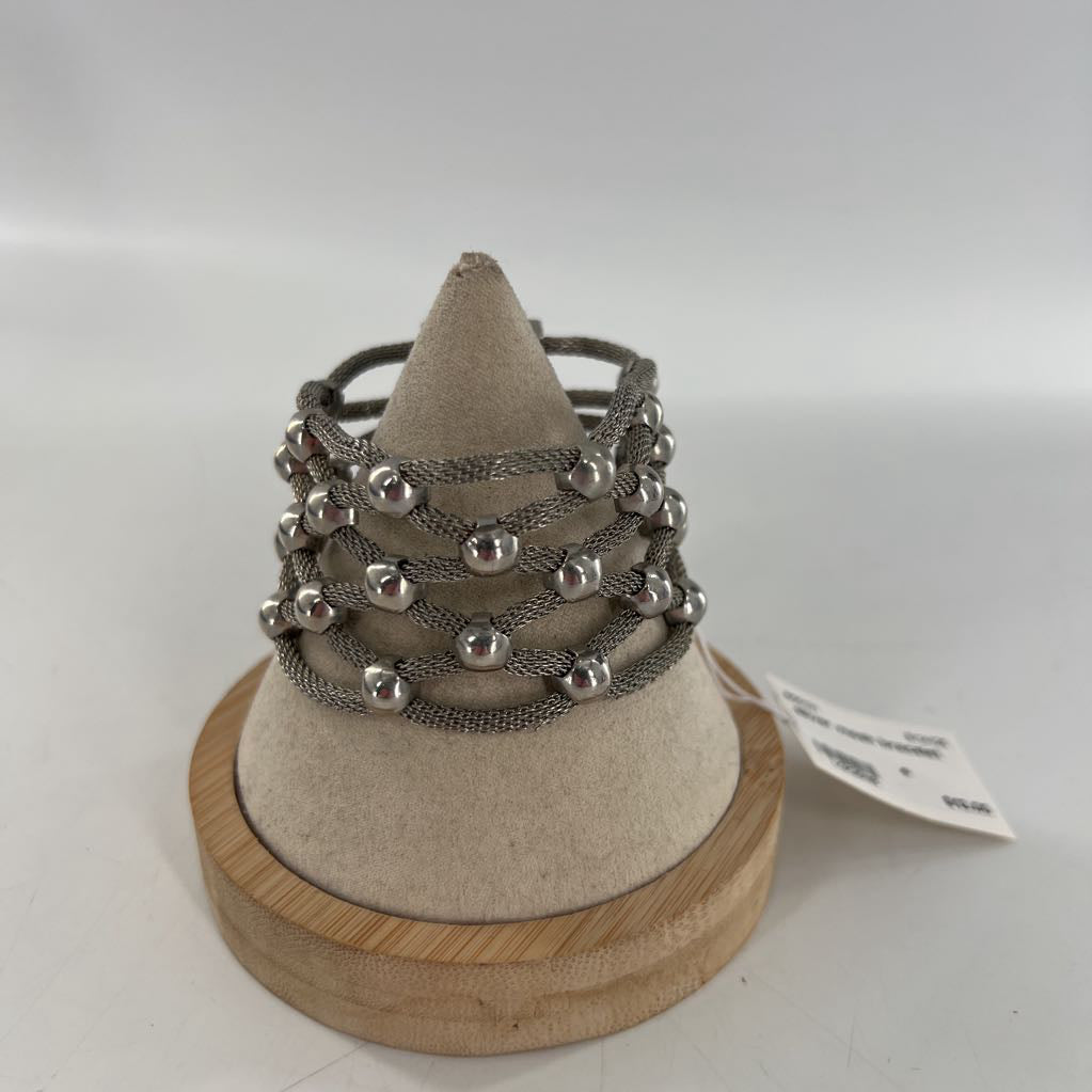 silver mesh bracelet