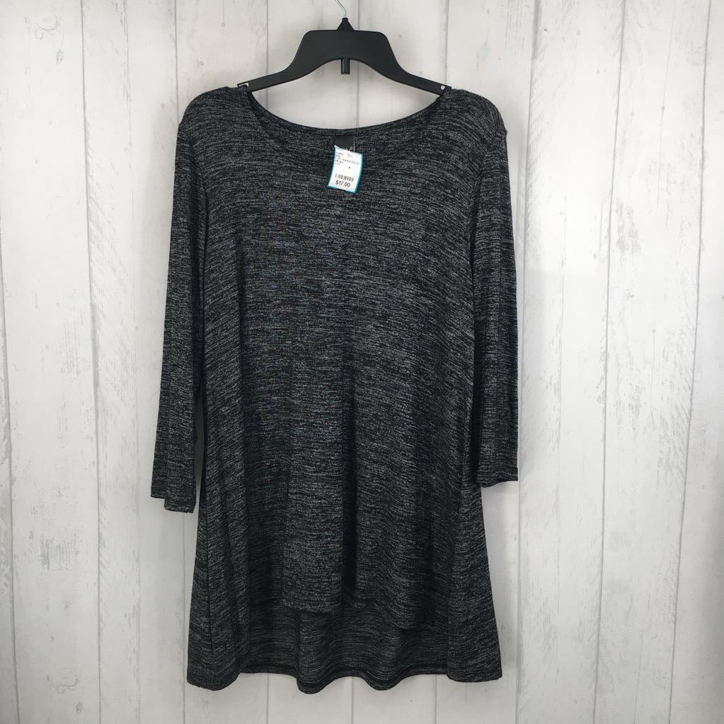 L/XL marled 3/4 slv tunic