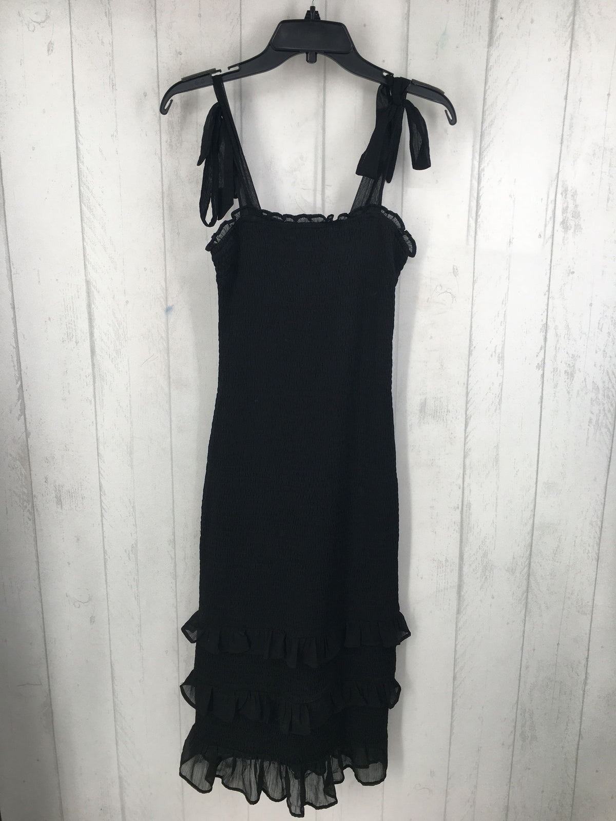 S smocked ruffled slvls dress