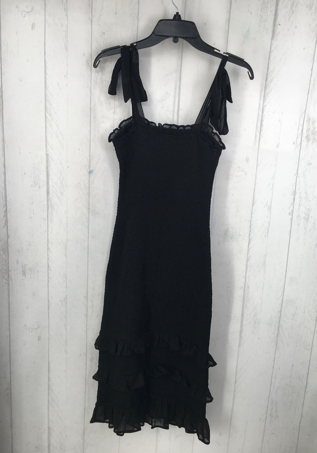 S smocked ruffled slvls dress