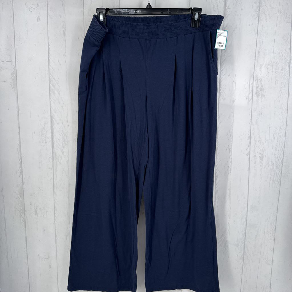 1X pull-on wide leg pant