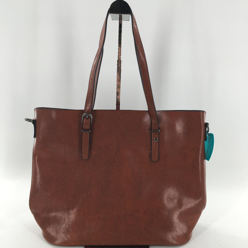 vegan leather shoulder bag