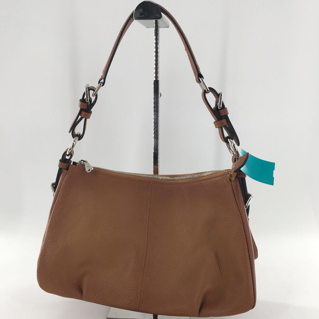 pebbled leather shoulderbag