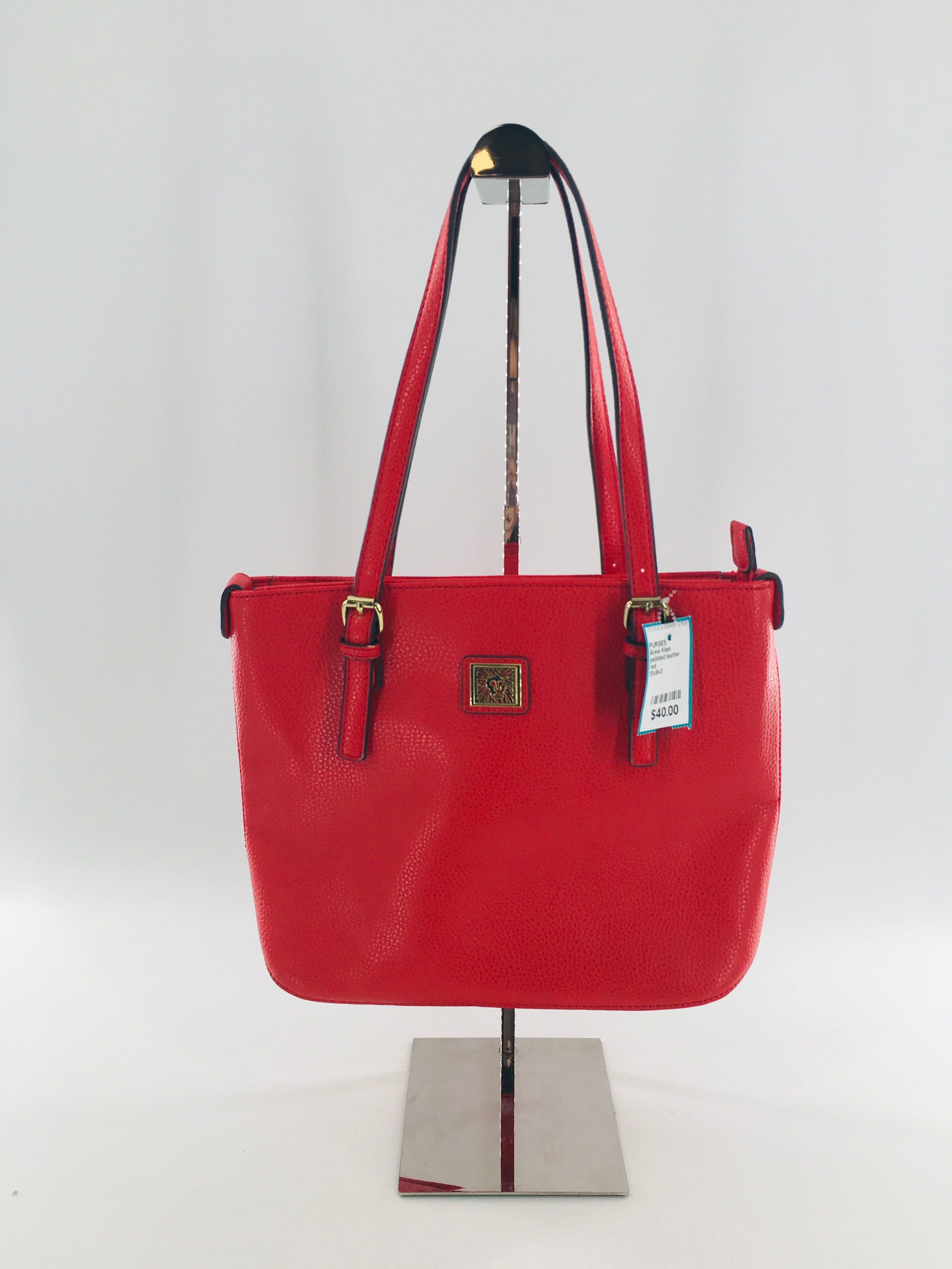 pebbled leather tote