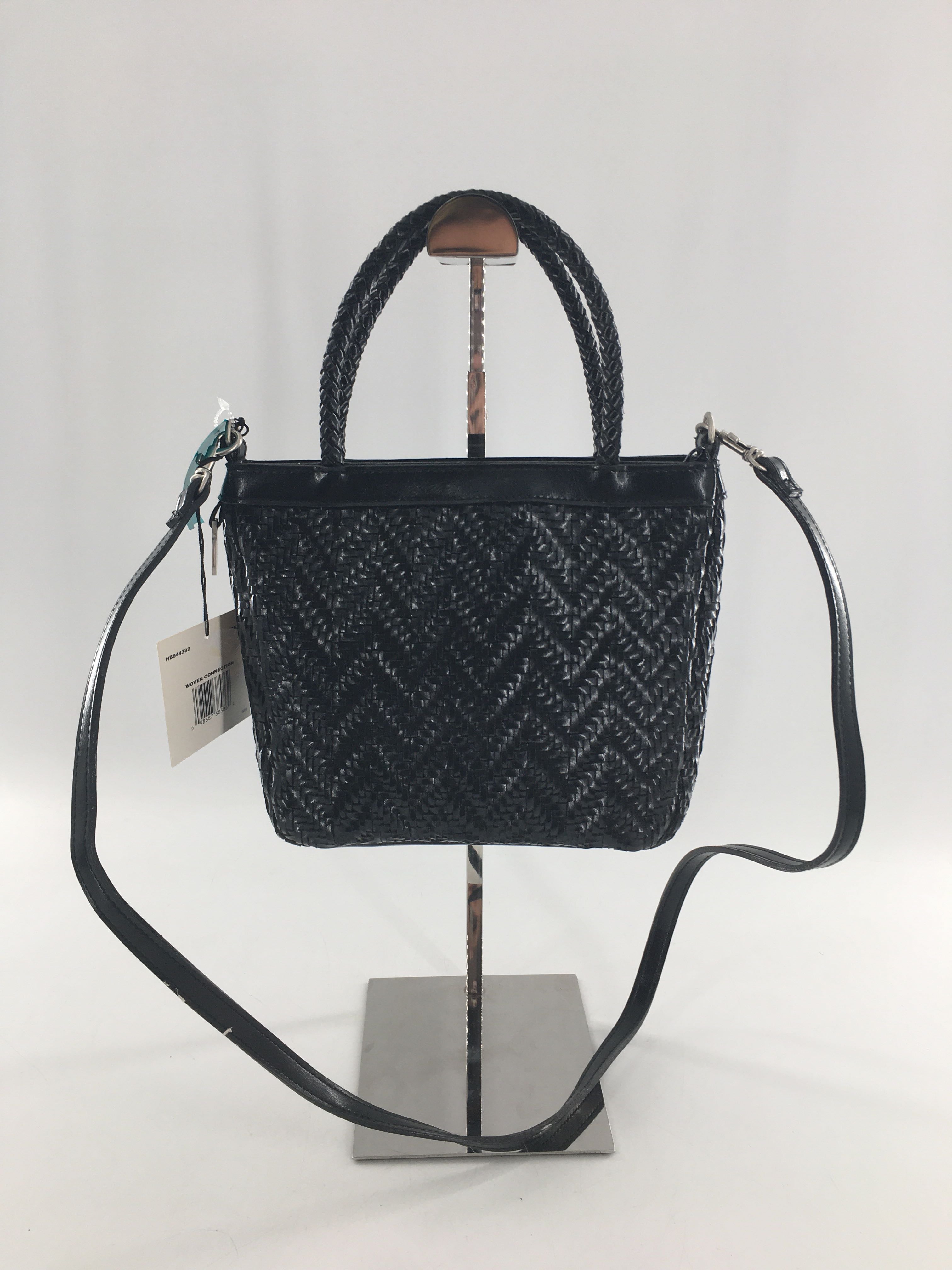 woven leather crossbody