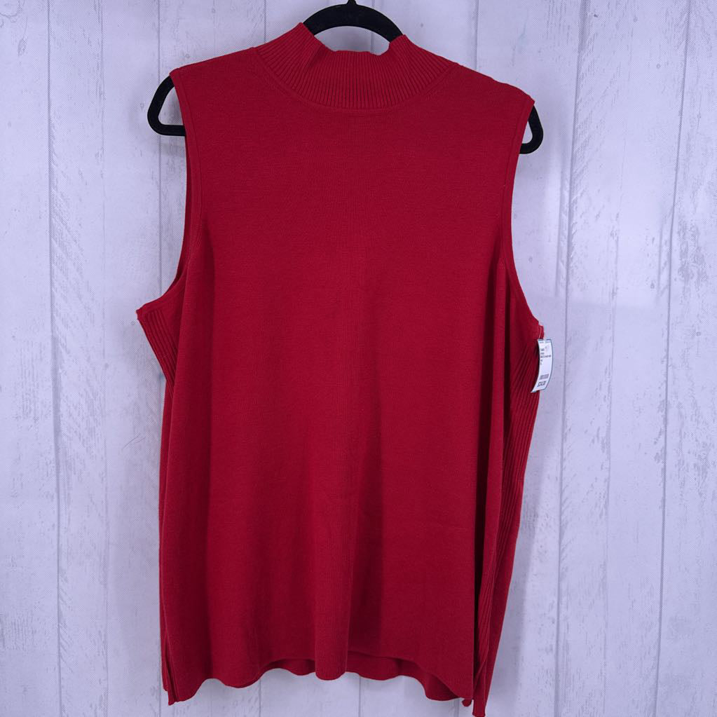 R65 1X mock neck sweater tank