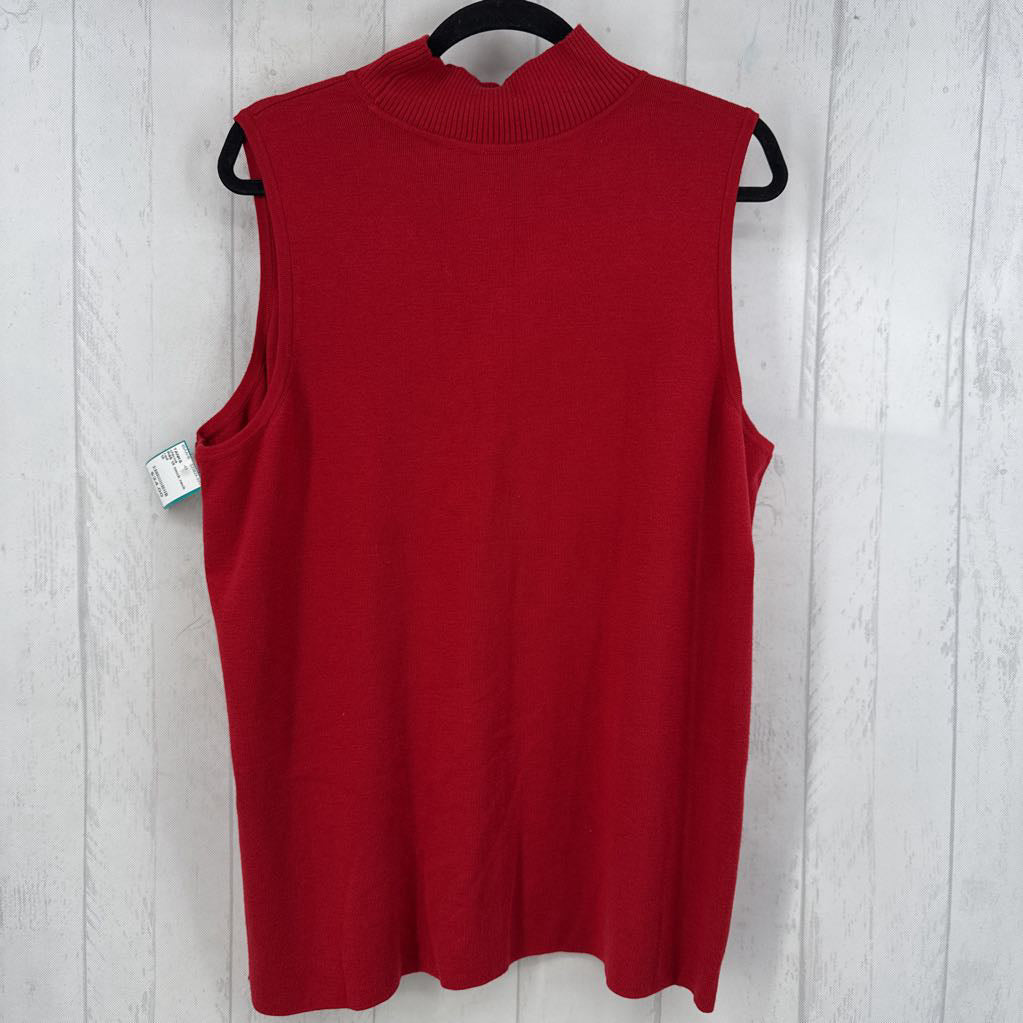 R65 1X mock neck sweater tank