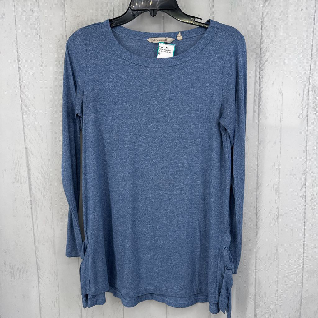 XS crewneck tied sides l/s tee