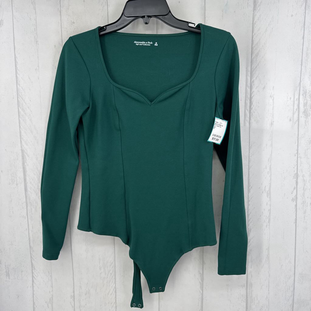 M v-neck l/s bodysuit