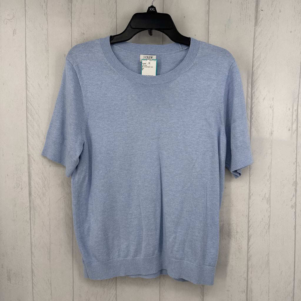 M crewneck s/s cashmere top