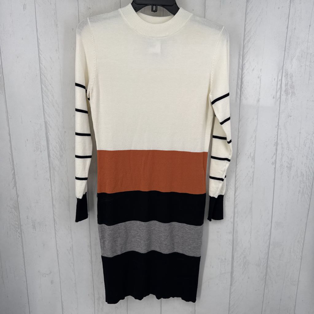 4 colorblock sweaterdress