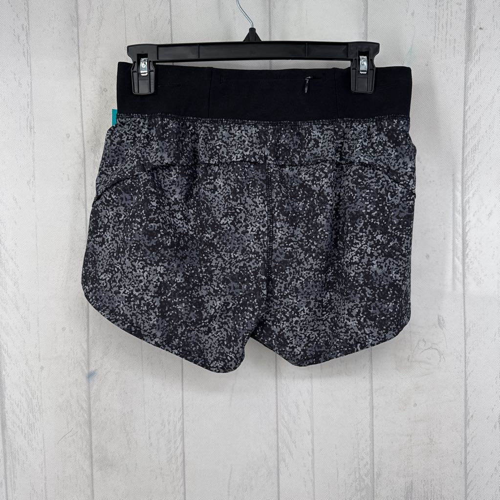 XS printed hi-rise shorts