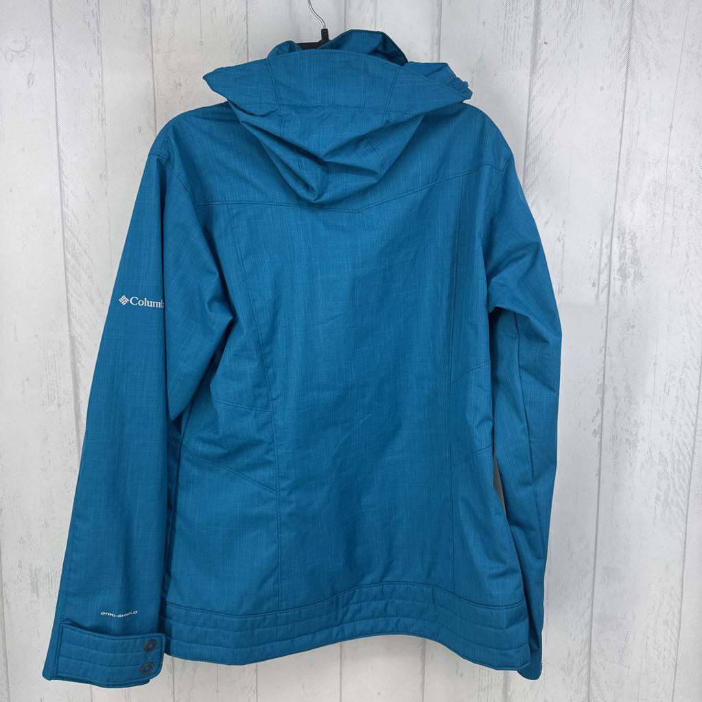 L hooded coat