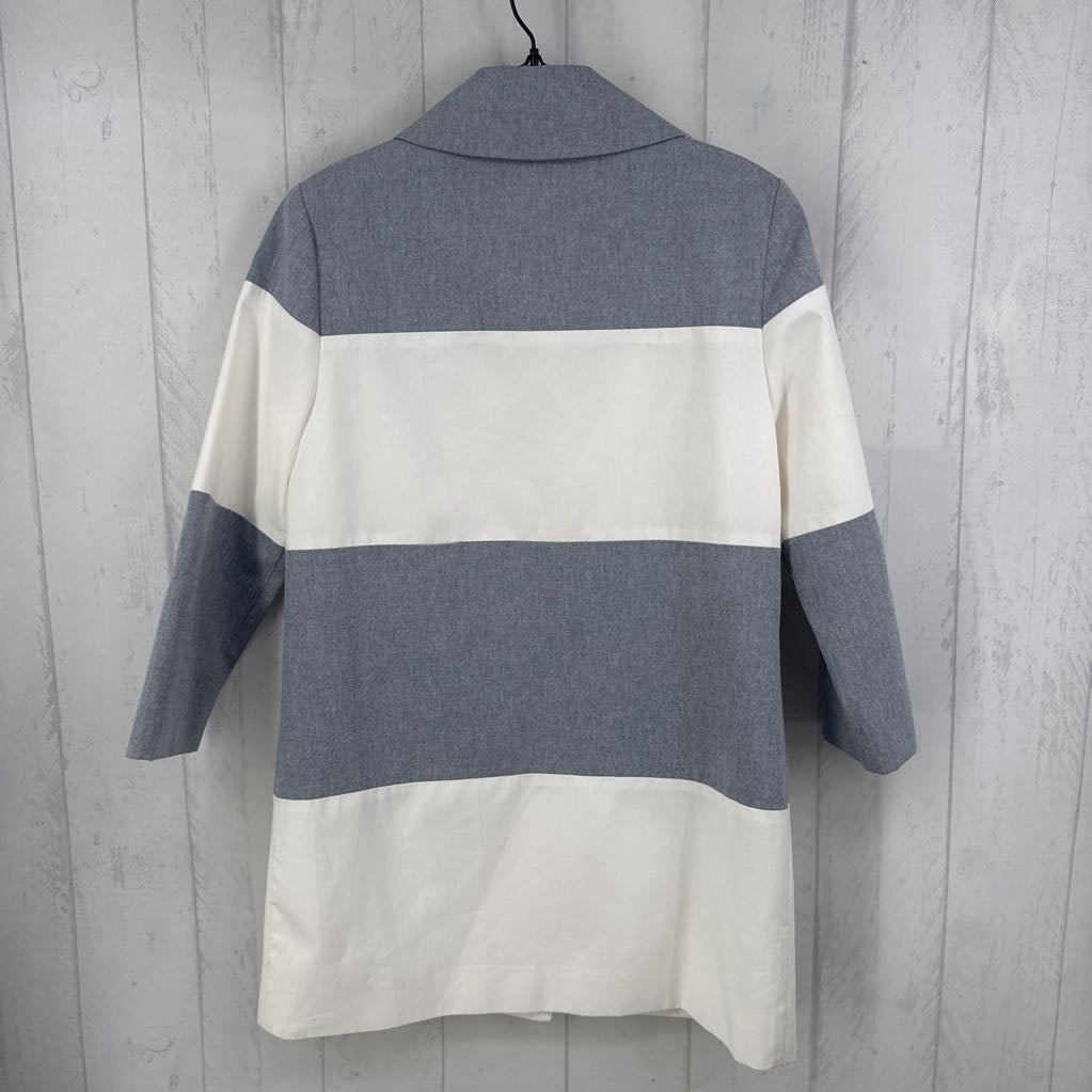 S striped car coat