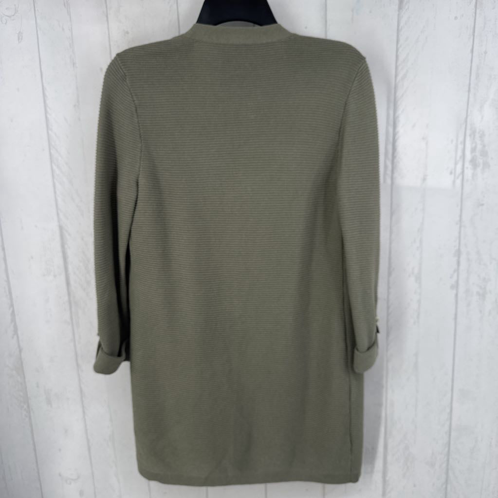 S rib knit cardi