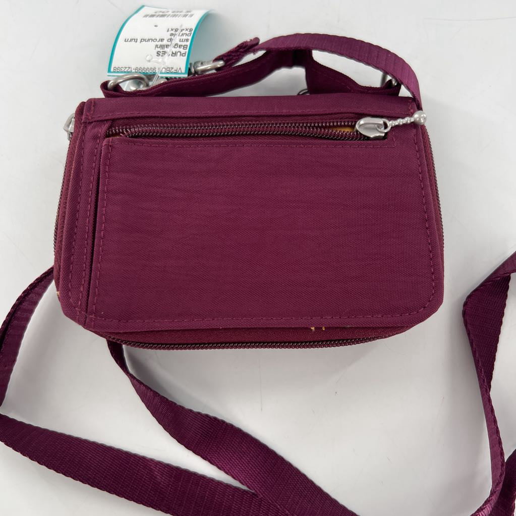 sm zip around turn lock flap wallet/crossbody