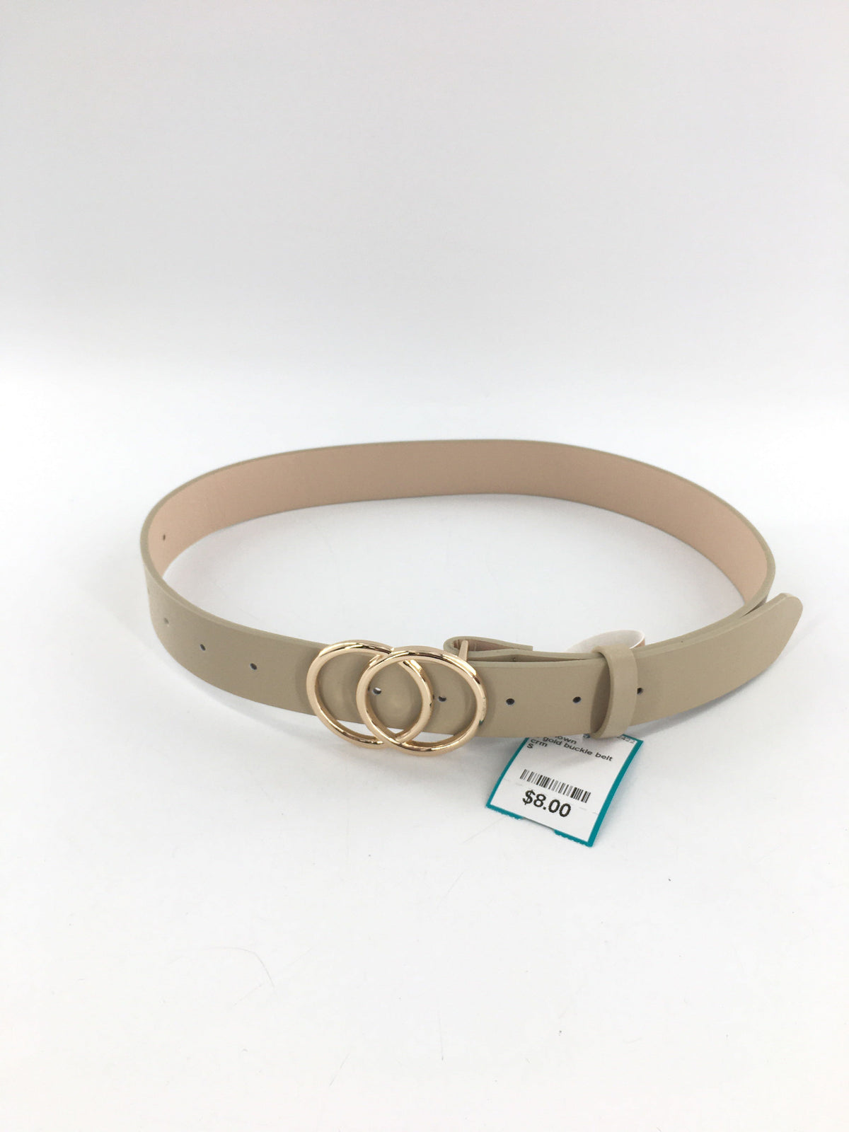 S gold buckle belt