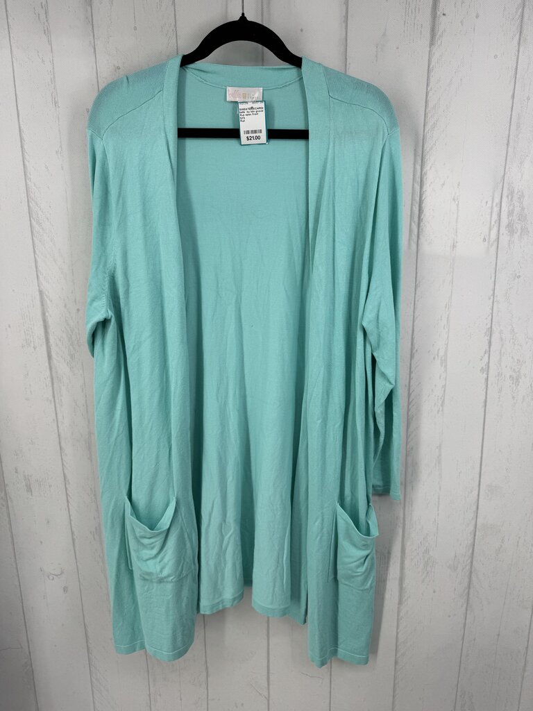 XLp open front cardi