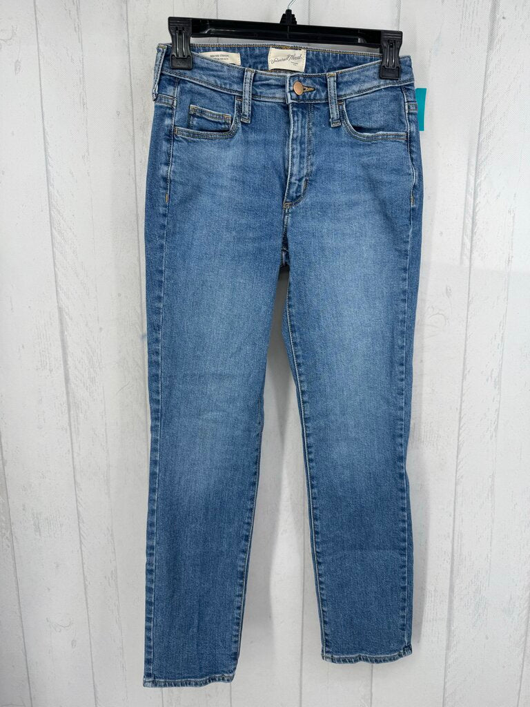 00 high rise straight jeans
