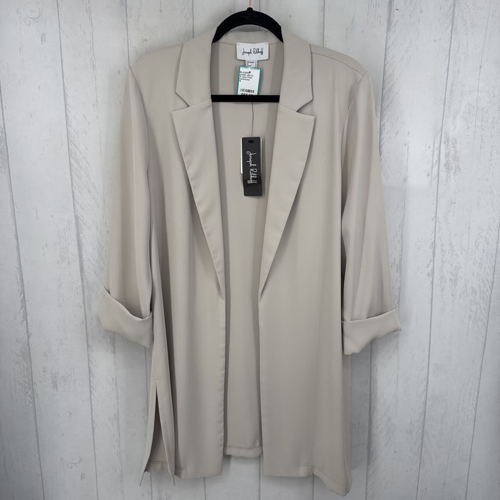 12 open front blazer