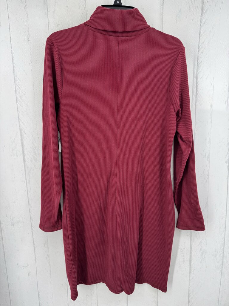 XLt ribbed t-neck l/s dress
