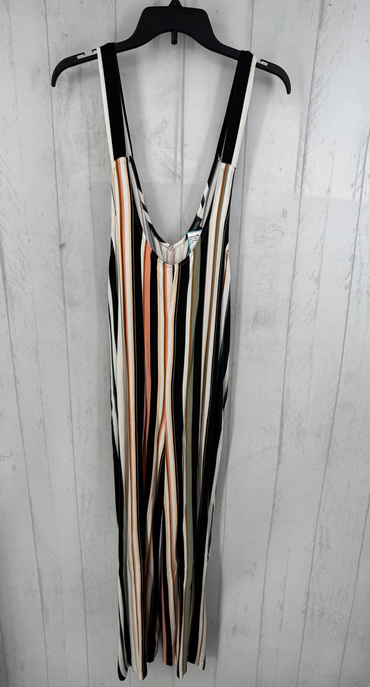 M striped slvls jumpsuit