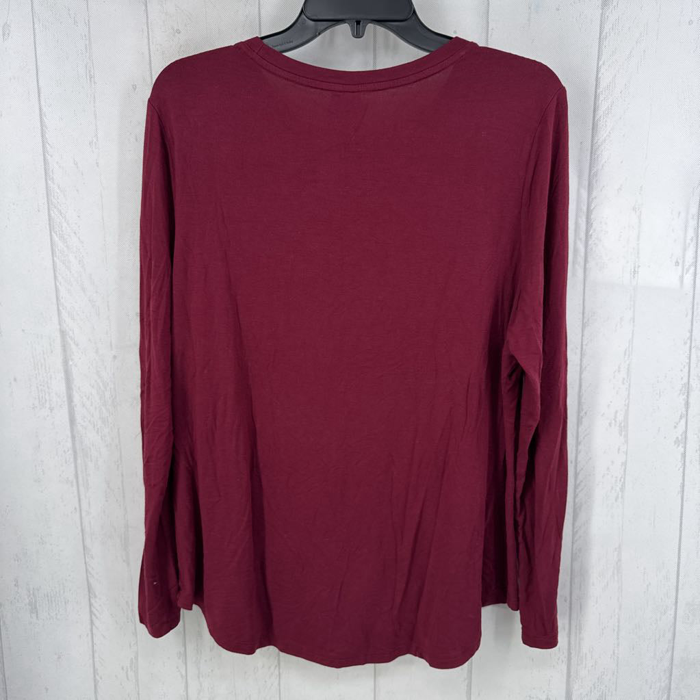 L crewneck l/s tee