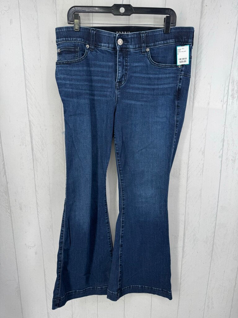 16 flare leg jean