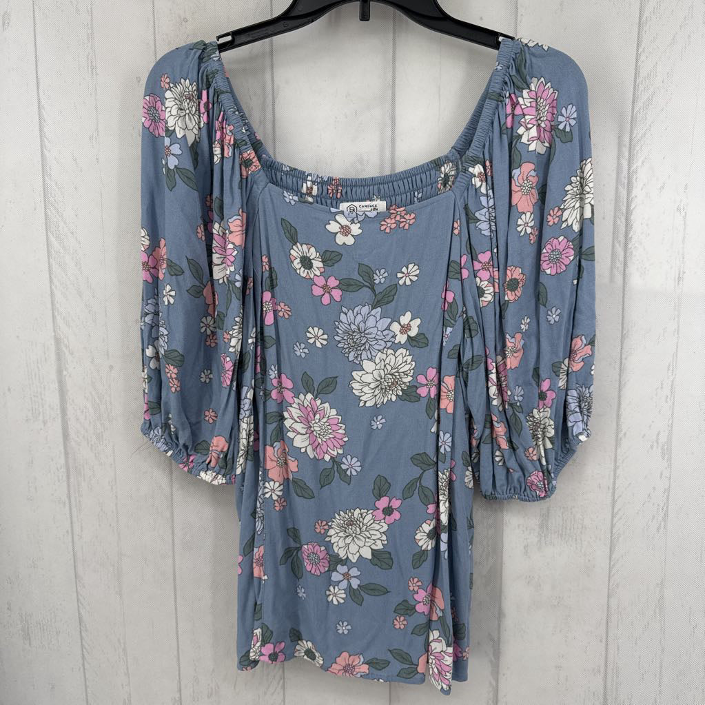 M flo print s/s top