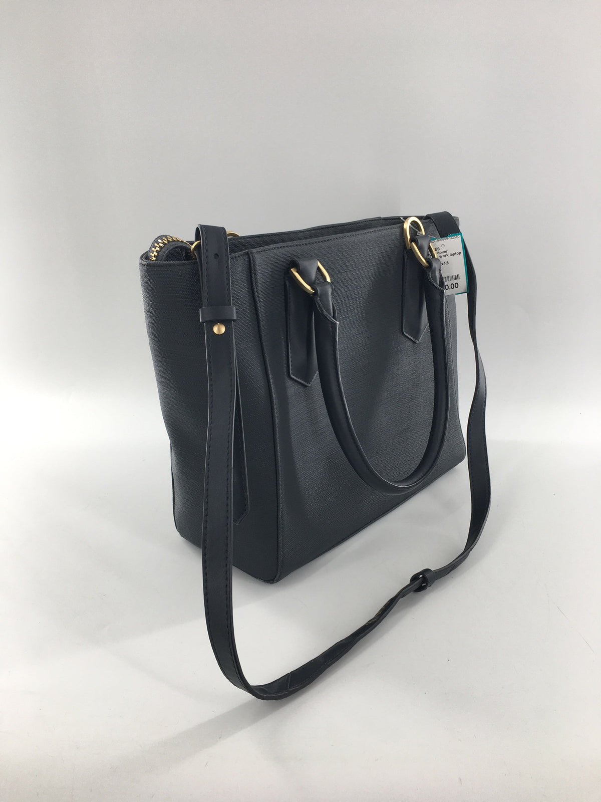 top zip work laptop tote