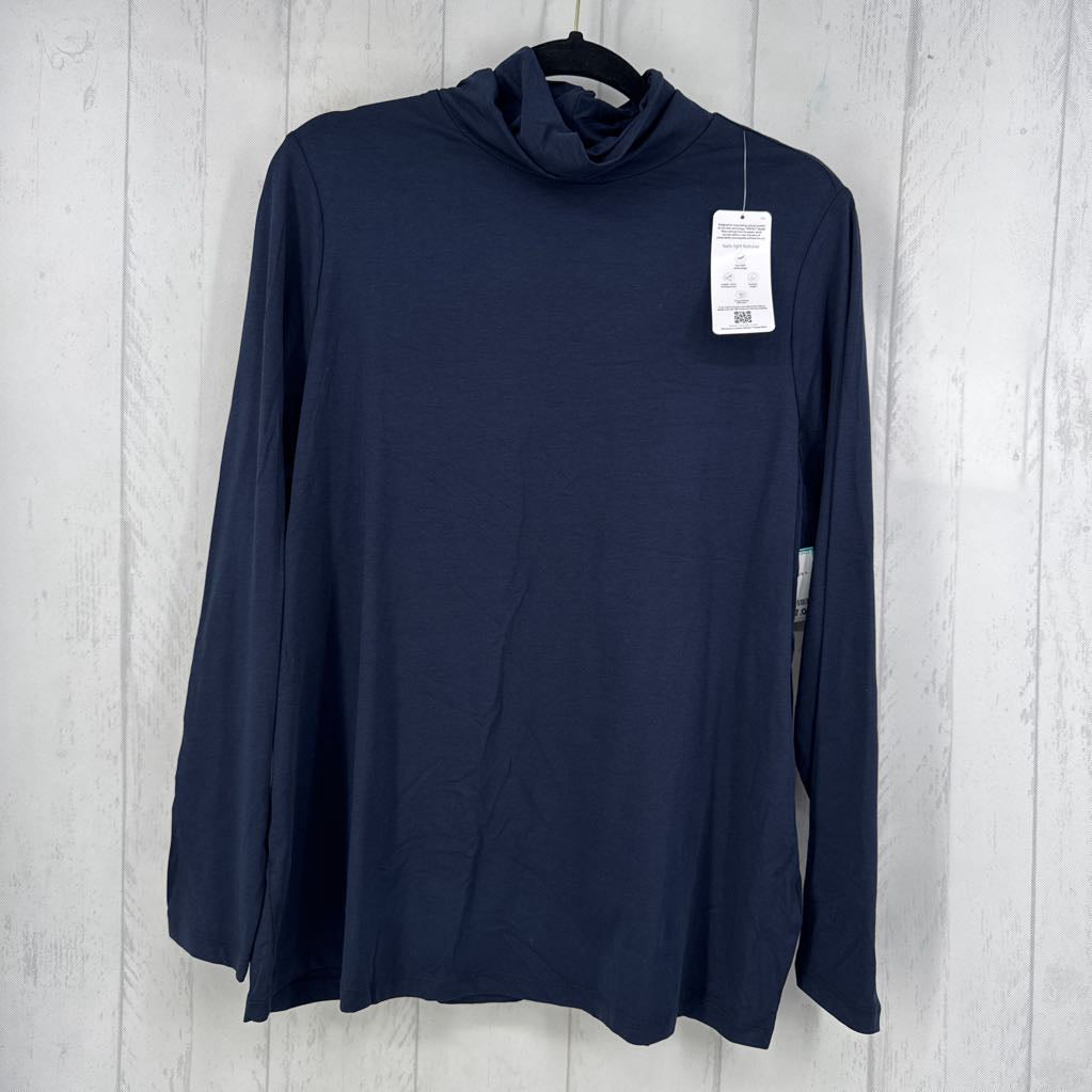 1X basic knit l/s t-neck top