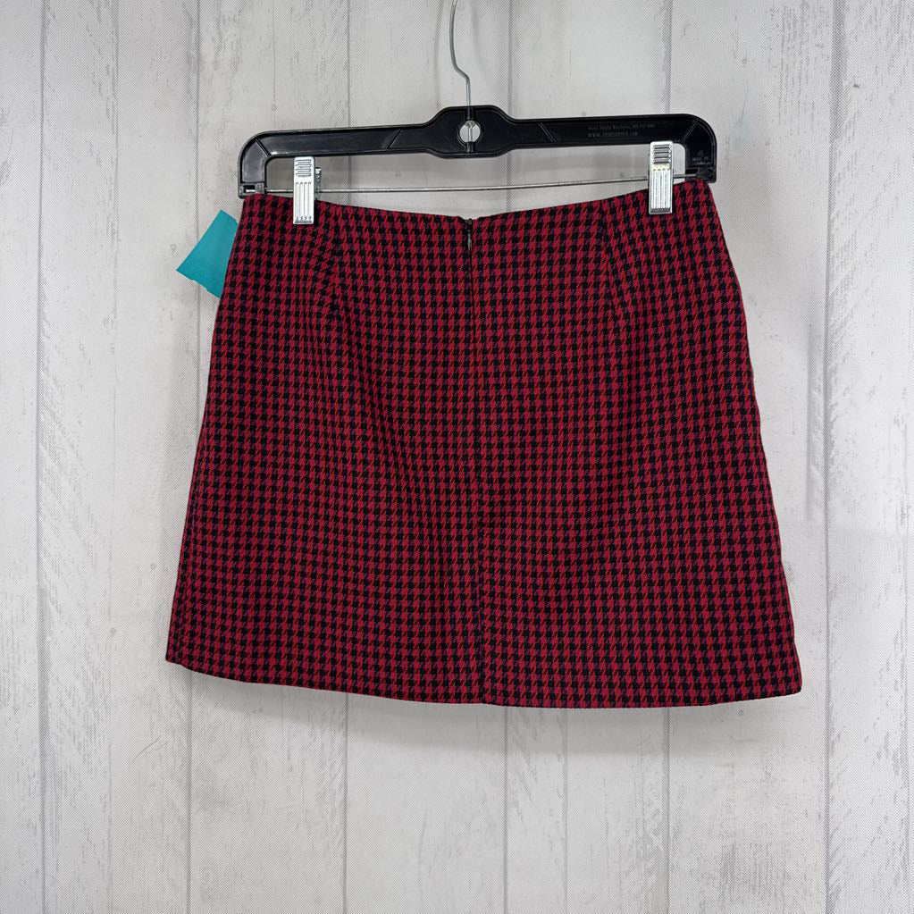 S plaid mini skirt