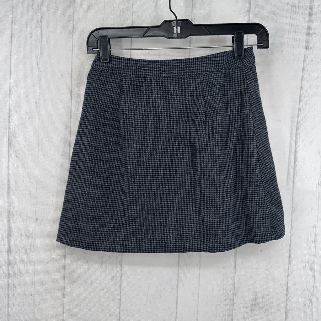 O/S plaid wrap skirt