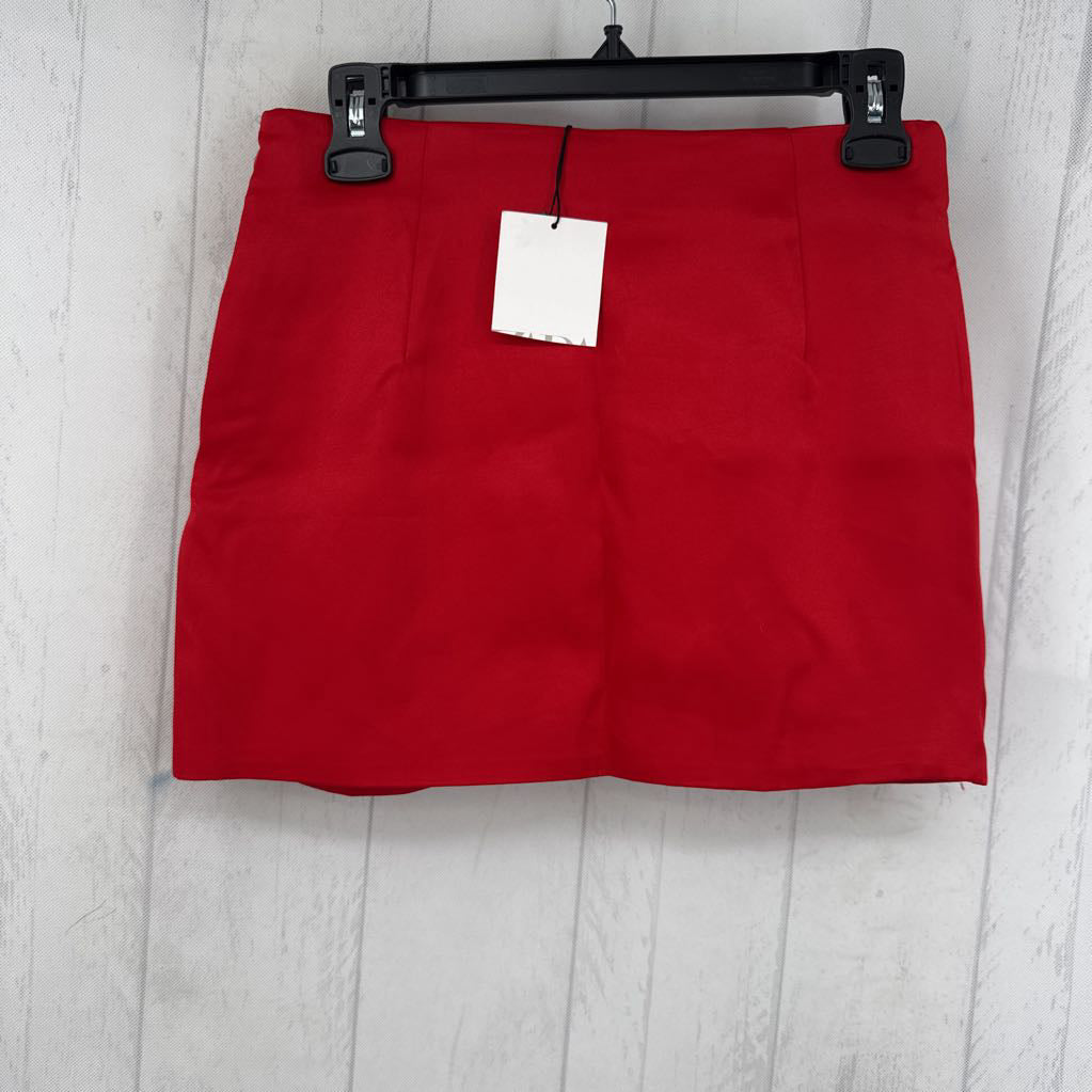 S satin feel mini skirt