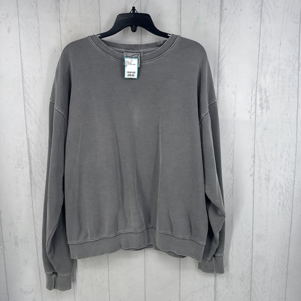 XL l/s crew neck sweatshirt