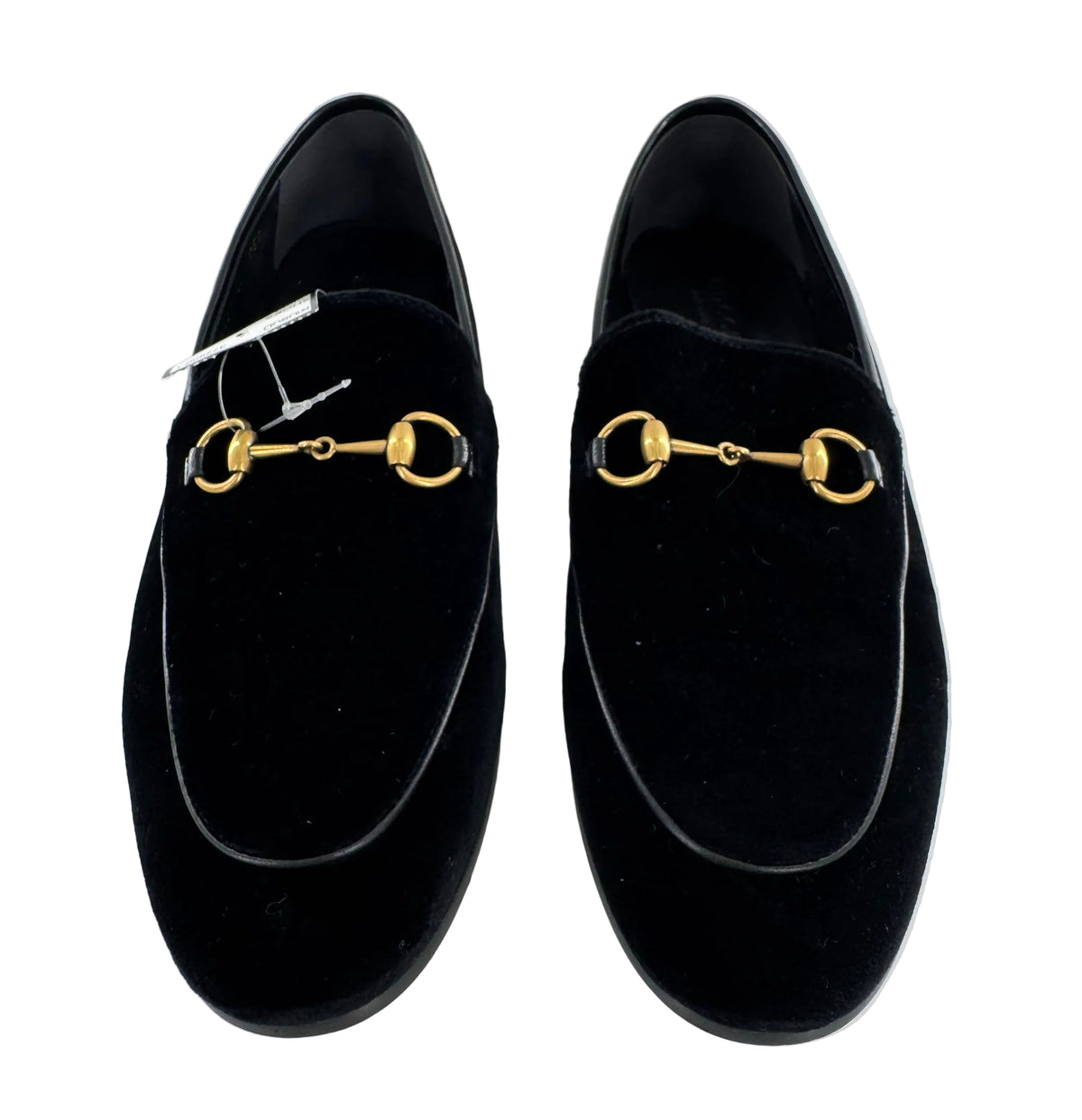 9/9.5 Jordaan Velvet Horsebit Loafers