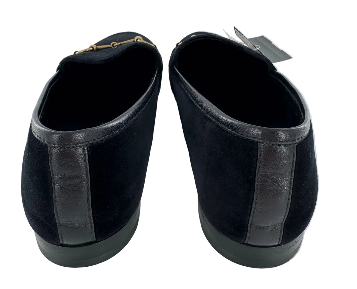 9/9.5 Jordaan Velvet Horsebit Loafers