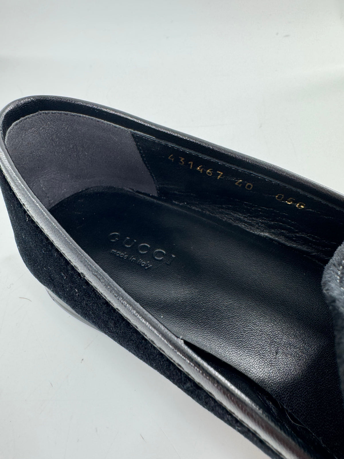 9/9.5 Jordaan Velvet Horsebit Loafers