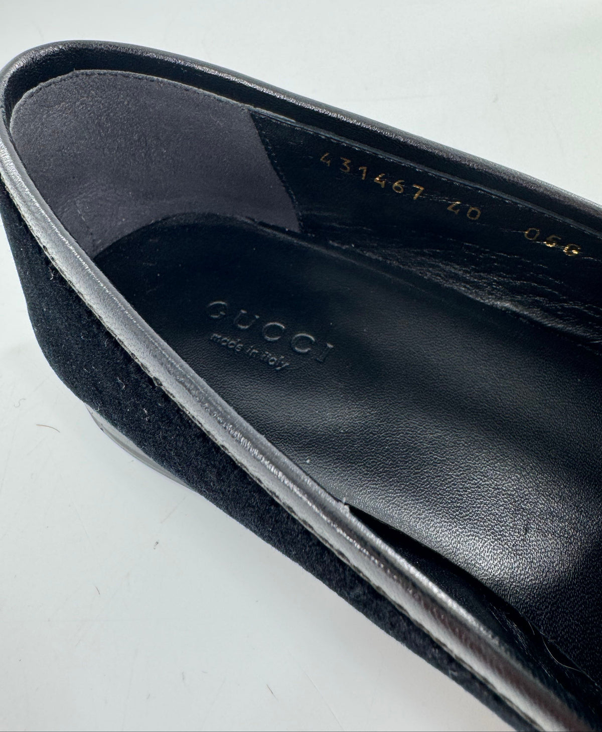 9/9.5 Jordaan Velvet Horsebit Loafers